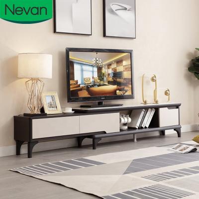 China New Modern Simple Adjustable Living Room Corner Movable Wooden Home Furniture TV TV Stand Cabinet Pictures (Others) for sale