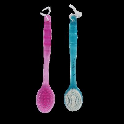 China Long Handle Back Bath Scrubber Non-Slip Durable Body Brush Shower Scrubber Scrubber With Long Handle for sale