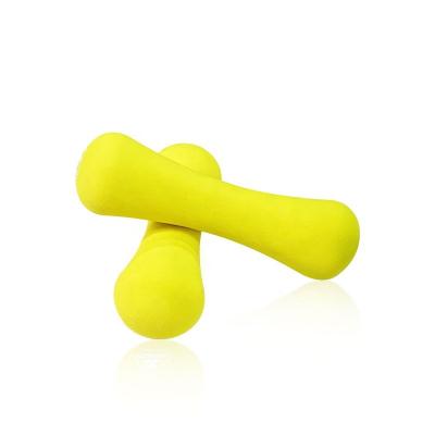 China Non Slip-handle Design/Premium Material Coating Unique High Quality Colorful Vinyl Yoga Dumbbell For Women Fitness Dumbbell for sale