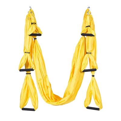 China Comfortable Yoga Swing Yoga Hammock Set Ultra Strong Antigravity Yoga Kit Flying Sling Inversion Swing Tools with Extension Straps for sale