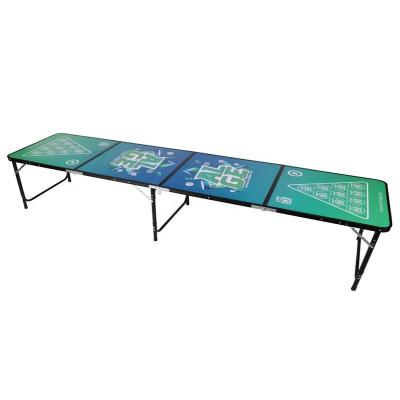 China Custom Aluminum Beer Pong Table Folding Outdoor Party Table EUROPEAN for sale