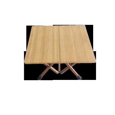 China Foldable Bamboo Outdoor Portable Folding Table, Bamboo Camping Picnic Table, Folding Dining Table for sale