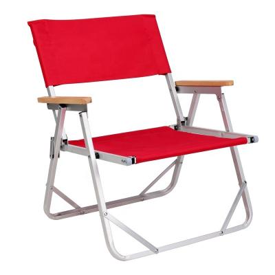 China Easy-carrying Outdoor Furniture Metal Aluminum Garden Armrest Fishing Folding Camping Chair for sale