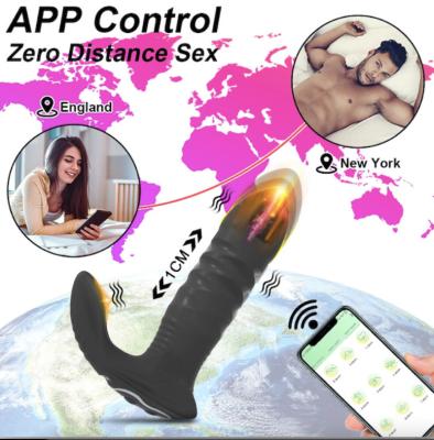 China New five-generation ABS+TPE retractable wearable device prostate massager anal plug APP version unisex for sale