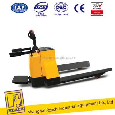 China Easy Operation Roll Electric Paper Pallet Truck RQBA20Z Made In China 250*70mm for sale