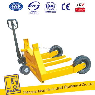 China Widely Used 1.5 Ton Hydraulic Hand All Terrain Pallet Truck Pallet Jack 250mm for sale