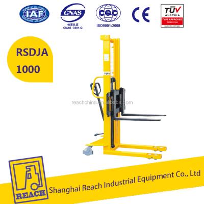 China 500kg Manual Hand Stacker Forklift Manual Pallet Stacker with CE and ISO Certification 500kg for sale