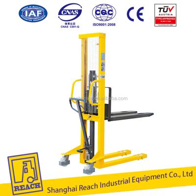 China Manual Hydraulic Pallet Lifter Capacity 500kg Stacker Price 500kg for sale