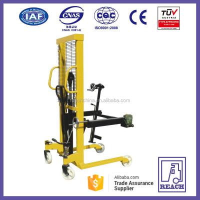 China Best Price Manual Forklift Manual Hand Pallet Stacker Drum Lifter 350kg for sale