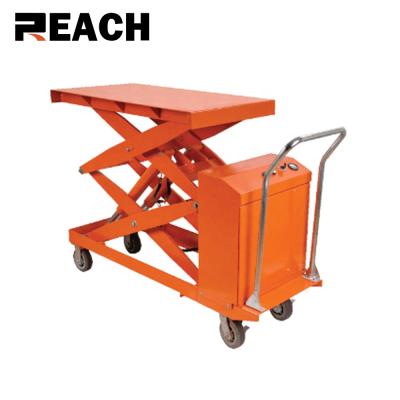 China Hotels provide small safe portable mobile hydraulic electric scissor lift table for sale