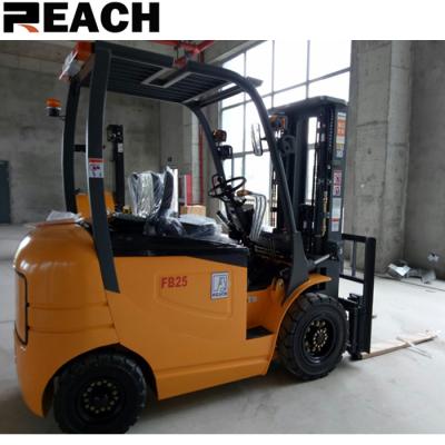 China 2.5 Ton Electric Forklift With 48v Electric Forklift Motor 676mmX190MM / 657X172MM for sale