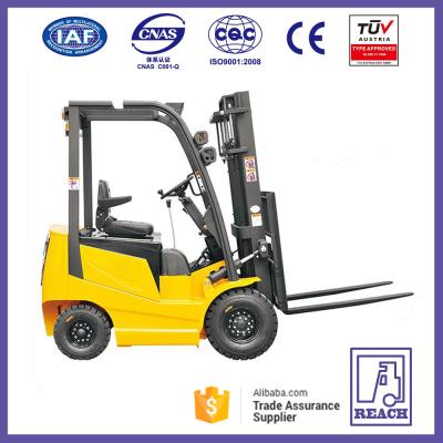 China AC powered 3mt, 3.5mt, 4mt, 4.5mt, 5mt, 5.5mt, cheap price 590*179MM/577*162MM 6mt electric forklift for sale