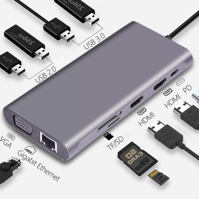 China Factory Price Docking Station Data Adapter Charger Cgarger Center Usb 11 Charging Hub OF1094 for sale