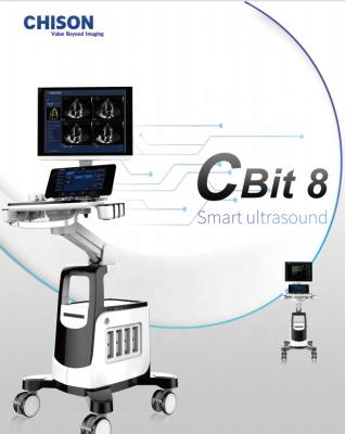 China Acrylic CE Approved Chison Cbit8 5D Trolley Color Ultrasound Gynecology, Chison Cardiovascular Ultrasound Machine for sale