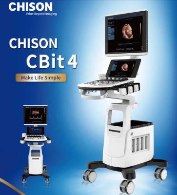 China Acrylic CE Approved Chison Cbit4 5D Trolley Color Ultrasound Gynecology, Chison Cardiovascular Ultrasound Machine for sale