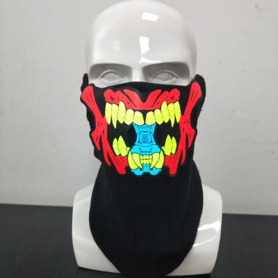 China Mask Led Praise Sound Activated Light Up Mask Battery Operated Mask for sale