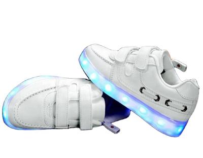 China Unique Kids Breathable Sneakers With USB Led Charging Flashing Light Sport LED Shoes Light LED Luminous Sneaker for sale