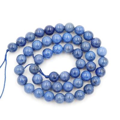 China Modern Imported Blue Veins Stone Bead String for Making DIY Bead String Accessories for sale