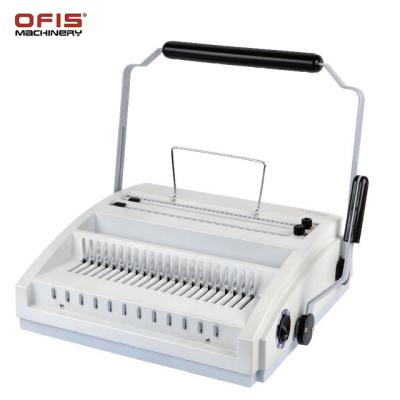 China 3:1 ST870 Desktop Plastic Wire Comb/Metal Manual 2 in 1 Double Comb Binding Machine 3:1 Wire Book Binding Machine for sale