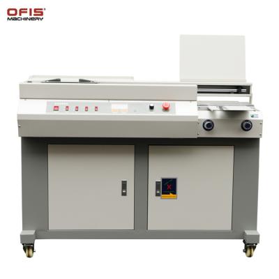 China 55HC-A4 Hot Melt Book Binding Machine Hot Glue Book Binding Machine Automatic Paper Binding Machine for sale