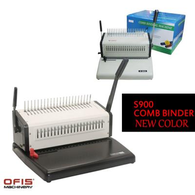 China OFIS S900 Book Comb Binding Machine A4 380 Page Binding S900 for sale