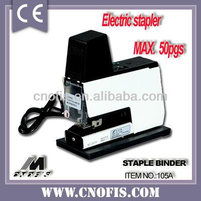 China plastic electric stapler/heavy duty stapler/auto binder for sale