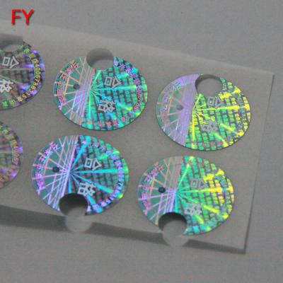 China Holographic Wholesale Price Make Your Own Hologram Void Sticker Made In China for sale