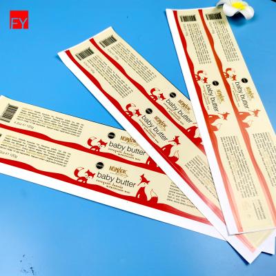 China Waterproof Printed Logo Round Product Candle Own Hair Package Wrap Cosmetic Food Made Vinyl Sticker Labels Custom Printing Label for sale