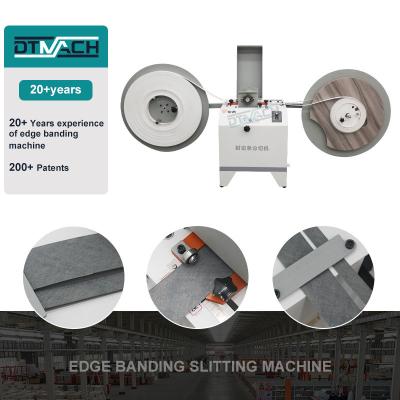 China DTMACH pvc edge band slitting machine woodworking edge banding slitting machine for edge banding furniture for sale