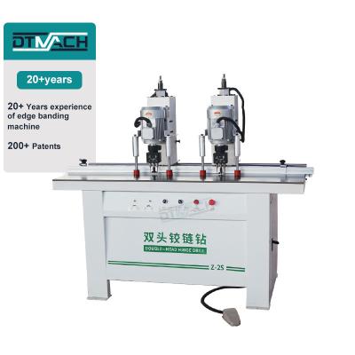 China DTMACH automatic horizontal wood double heads multi spindle hinge boring machine drilling machine for door for sale