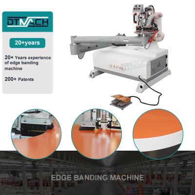 China curvilinear edge banding machine trimming production machine wood door cabinet manual gluing PVC edge banding machine for sale