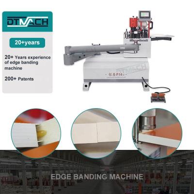 China DTMACH mdf board pvc chipboard edge banding machine abs door automatic furniture edge banding making machine for sale