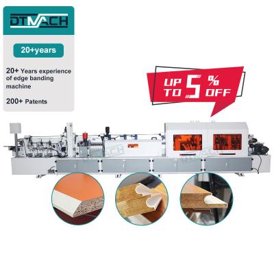 China DTMACH F370 soft forming automatic edge bander J/C shape edge banding machine automatic woodworking for sale