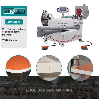 China DTMACH KN-700-3 Woodworking Machine Straight Curve Edge Banding And Trimming Machine With Auto Gluing And Cleaning for sale