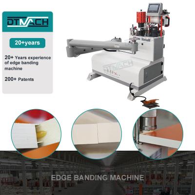 China DTMACH F14 45 degree manual edge banding machine edge banding machine manual 45 degree curved edge bander for sale