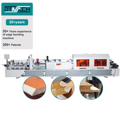 China woodworking auto pur edge bander jcx full automatic edge banding machine j c u l x shape fine trimming for sale