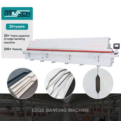 China DTMACH F371  j c shape edge banding pvc edge banding trimmer machine 2mm pvc edge banding machine for sale for sale