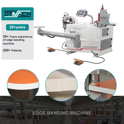 China wood curve line l-shape hot-sealing edge banding machine manufacturers in pvc for sale for sale