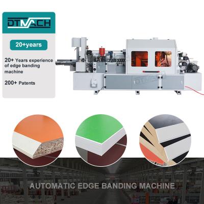 China automatic edge bander banding machine large furniture panel 45 degree edge banding machine for plywood and furniture for sale