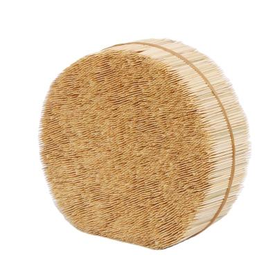 China Bulk Disposable Double Bamboo Disposable Single Pointed Food Maker Sticks 1.5kg Wooden Toothpicks for sale