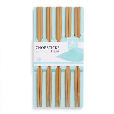 China Wholesale Manufacturer Disposable Paint Cook 10 Pairs Washable Reusable Free Bamboo Wood 24cm Set Chinese Chopsticks for sale