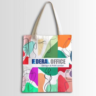 China Factory Price Durable Printed Logo Women Eco Friendly Tote Bag Canvas Tote Bag for sale