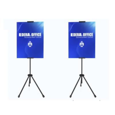 China Durable Wholesale Price Fashion Design Banner Display Stand Show Triangular Frame 60*120cm Easel Display Rack for sale