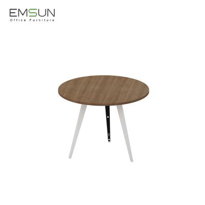 China Wooden Round PANEL Coffee Table Negotiations Table Furniture for sale