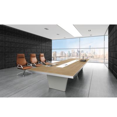 China PANEL 12 Person Conference Table For Meeting Room for sale