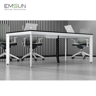 China Convertible High Desk Modern Conference Table With Adjustable Table Panel for sale