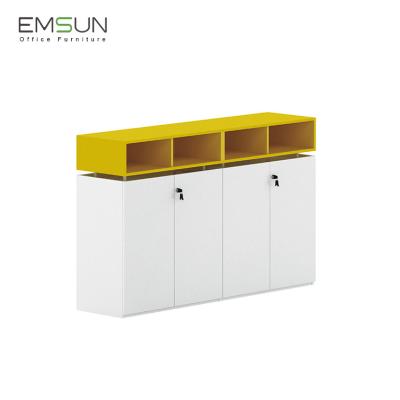 China Wholesale Low PANEL Melamine Office Storage Cabinet With Drawer Design for sale