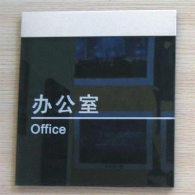 China Good Quality Commerical Oddice Clear Outdoor Garden Wall Acrylic Door Sign Holder Suppliers for sale