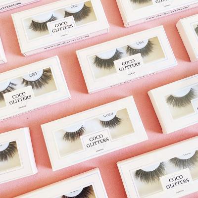 China Handmade Luxury False Mink Fur Eyelash Makeup Natural Soft Daily Eyelashes 5D 25mm Use Lashes With Private Label for sale