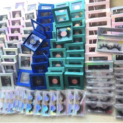 China Wholesale Custom Packaging Feather Eyelashes Own Brand Private Label 100%Real Mink Lashes 3D Mink Eyelashes for sale